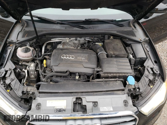 2015 Audi A3 1.8T Premium with VIN WAUACGFF9F1009389, listed as a Copart auction lot 71045202 with 108,141 mi miles. Bid and sale history available at carsss.com. Image 11.
