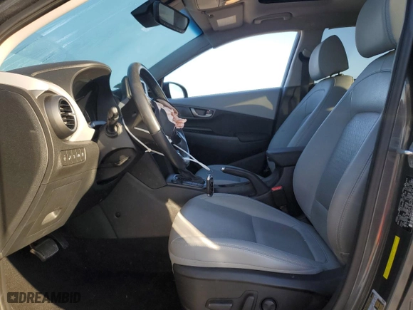 2019 Hyundai Kona Ultimate with VIN KM8K53A5XKU360373, listed as a Copart auction lot 77680714 with 67,680 mi miles and Salvage Title. Bid and sale history available at carsss.com. Image 7.