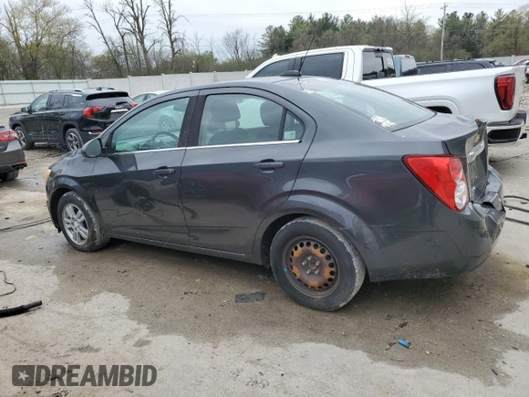 2016 Chevrolet Sonic LT with VIN 1G1JC5SH7G4165132, listed as a Copart auction lot 55702005 with 222,649 mi miles and Clean title. Bid and sale history available at DreamBid. Image 2.