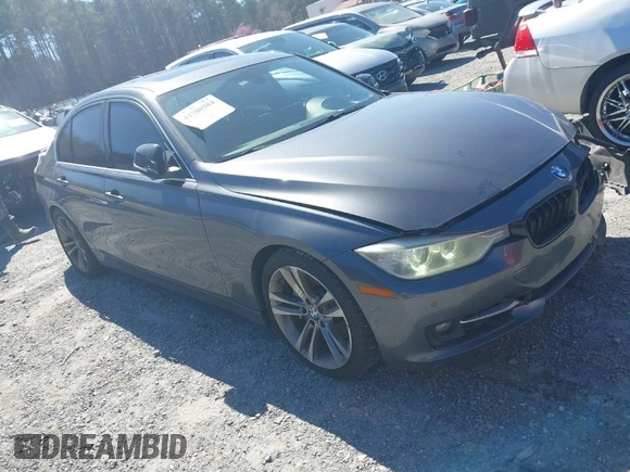 2013 BMW 3 Series ActiveHybrid 3 with VIN WBA3F9C50DF484095, listed as a IAAI auction lot 41780384 with 172,110 mi miles. Bid and sale history available at carsss.com. Image 1.
