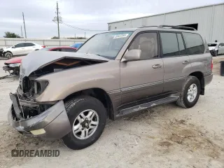 1998 Lexus LX 470 with VIN JT6HT00W1W0005741, listed as a Copart auction lot 88522365 with 278,099 mi miles and Salvage Title. Bid and sale history available at DreamBid. Image 1.