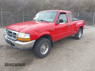 1999 Ford Ranger XL with VIN 1FTZR15V7XPC09843, listed as a IAAI auction lot 41897664 with 176,920 mi miles. Bid and sale history available at carsss.com. Image 2.