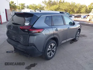 2023 Nissan Rogue SV with VIN 5N1BT3BB8PC795562, listed as a IAAI auction lot 42058955 with 53,820 mi miles. Bid and sale history available at carsss.com. Image 4.