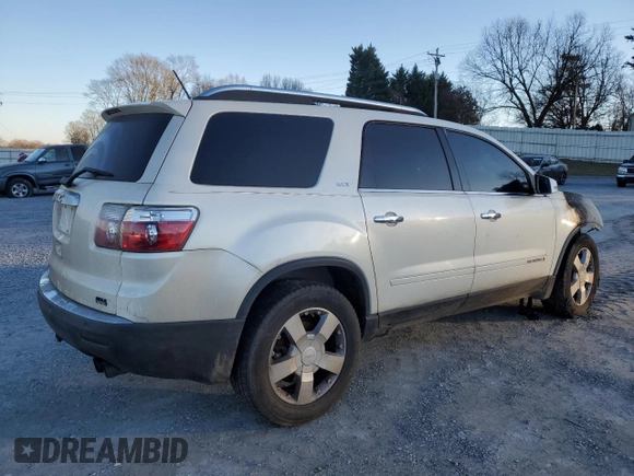 2008 GMC Acadia SLT1 with VIN 1GKER23718J299279, listed as a Copart auction lot 86814374 with Not Provided miles and Salvage Title. Bid and sale history available at carsss.com. Image 3.