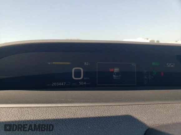 2016 Toyota Prius Four z VIN JTDKARFUXG3525564, wystawiony jako Copart lot #54650575 z przebiegiem 203 477 mil mil oraz Szkoda całkowita • Salvage title. Historia ofert i sprzedaży dostępna na DreamBid. Obrazek 9.