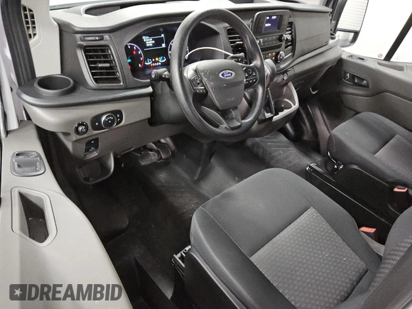 2024 Ford Transit Cargo with VIN 1FTBR1Y88RKA33375, listed as a Copart auction lot 77019444 with 7,771 mi miles and Clean Title. Bid and sale history available at DreamBid. Image 8.