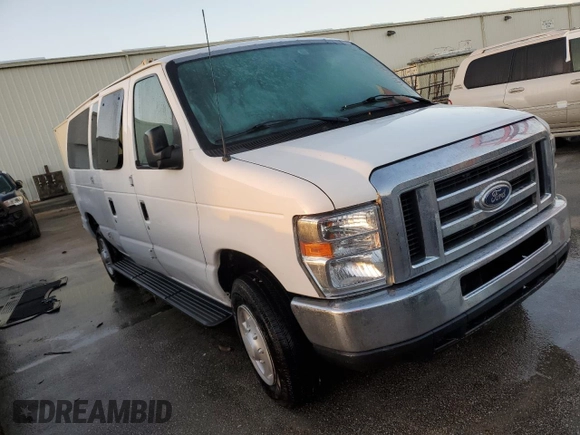 2014 Ford Econoline Passenger XL with VIN 1FBNE3BL2EDA40620, listed as a Copart auction lot 74464474 with 76,388 mi miles and Salvage Title. Bid and sale history available at DreamBid. Image 4.