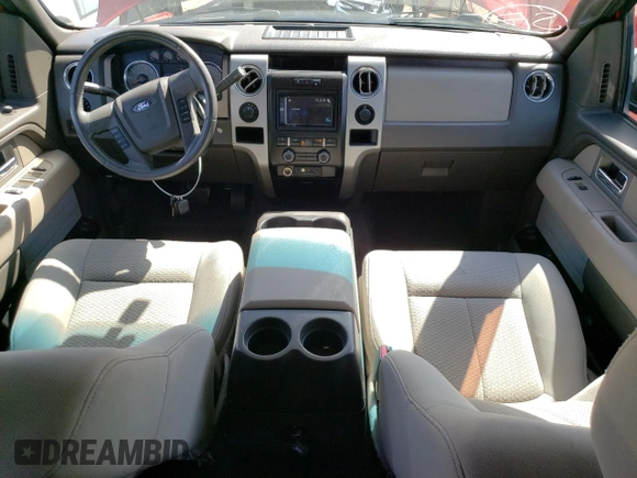 2009 Ford F-150 XL with VIN 1FTPW14V89FA92235, listed as a Copart auction lot 52831104 with 166,608 mi miles and Salvage title. Bid and sale history available at DreamBid. Image 8.