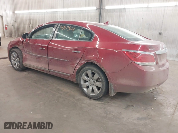 2012 Buick LaCrosse Premium 2 with VIN 1G4GF5E31CF222640, listed as a IAAI auction lot 41817501 with 132,969 mi miles and . Bid and sale history available at DreamBid. Image 3.