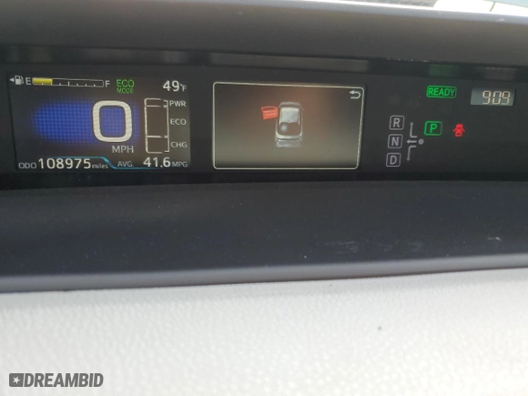 2018 Toyota Prius Two with VIN JTDKARFU4J3062005, listed as a Copart auction lot 48770115 with 108,975 mi miles and Salvage Title. Bid and sale history available at carsss.com. Image 9.