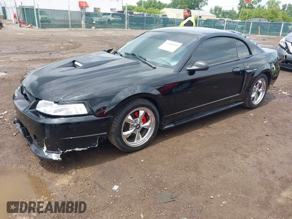 2001 Ford Mustang GT Deluxe with VIN 1FAFP42X01F256120, listed as a IAAI auction lot 42446560 with Not provided miles and . Bid and sale history available at DreamBid. Image 18.
