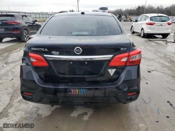 2018 Nissan Sentra S with VIN 3N1AB7AP3JY238034, listed as a Copart auction lot 44137395 with 68,391 mi miles and Salvage Title. Bid and sale history available at carsss.com. Image 6.