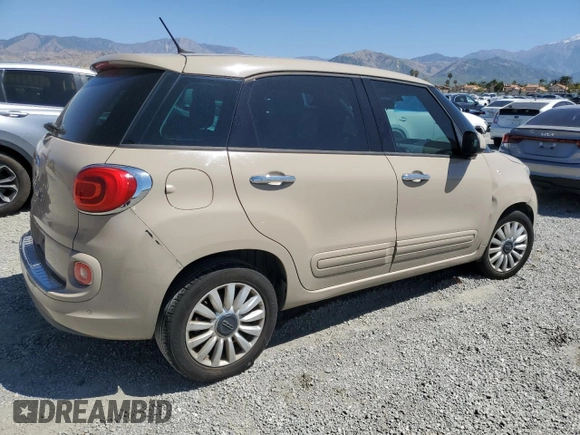 2014 FIAT 500L Easy with VIN ZFBCFABHXEZ024171, listed as a Copart auction lot 52825225 with 165,614 mi miles and Clean Title. Bid and sale history available at carsss.com. Image 3.