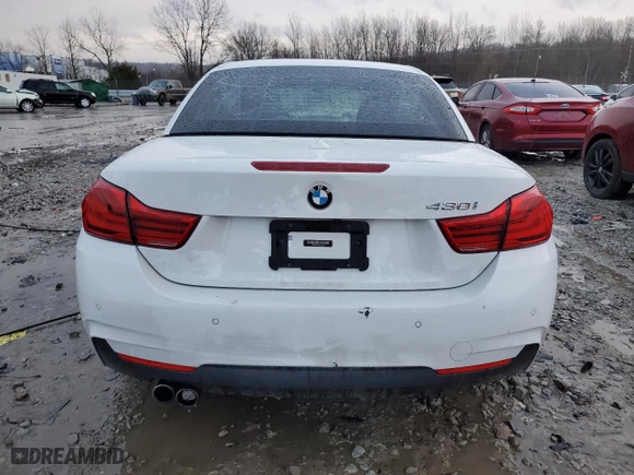 2018 BMW 4 Series 430i with VIN WBA4Z1C55JEC73475, listed as a Copart auction lot 87045074 with 69,457 mi miles and Salvage Title. Bid and sale history available at carsss.com. Image 6.