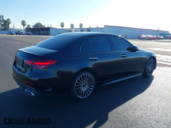 2023 Mercedes-Benz C 300 with VIN W1KAF4GB0PR086326, listed as a IAAI auction lot 40841087 with 11,661 mi miles and . Bid and sale history available at DreamBid. Image 4.
