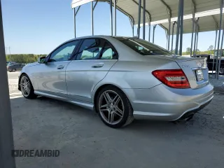 2013 Mercedes-Benz C 250 Sport with VIN WDDGF4HB4DA763879, listed as a Copart auction lot 53202615 with 93,641 mi miles and Salvage Title. Bid and sale history available at carsss.com. Image 2.