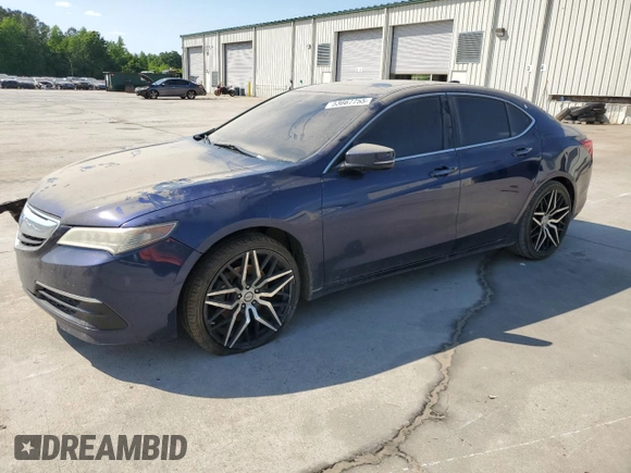 2015 Acura TLX with VIN 19UUB1F33FA022727, listed as a Copart auction lot 53667755 with 140,031 mi miles and Salvage title. Bid and sale history available at DreamBid. Image 1.