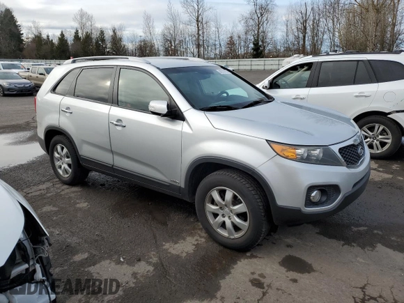 2012 Kia Sorento LX with VIN 5XYKTDA20CG188816, listed as a Copart auction lot 48737075 with 201,709 mi miles and Clean Title. Bid and sale history available at carsss.com. Image 4.