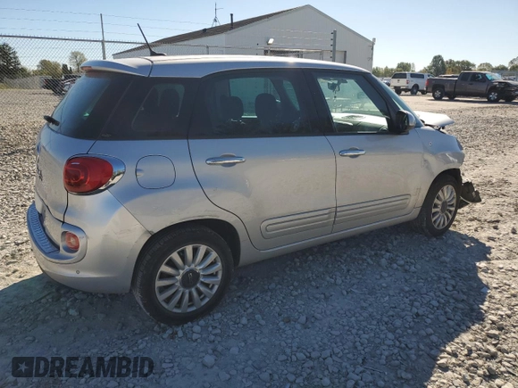 2014 FIAT 500L Easy with VIN ZFBCFABH0EZ015043, listed as a Copart auction lot 74581874 with 80,639 mi miles and Salvage Title. Bid and sale history available at carsss.com. Image 3.