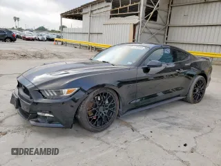 2017 Ford Mustang GT с VIN 1FA6P8CF5H5229122, выставлен на аукционе Copart как лот 57331445 с пробегом 56 779 миль миль и Списание • Salvage title. История ставок и продаж доступна на DreamBid. Изображение 1.