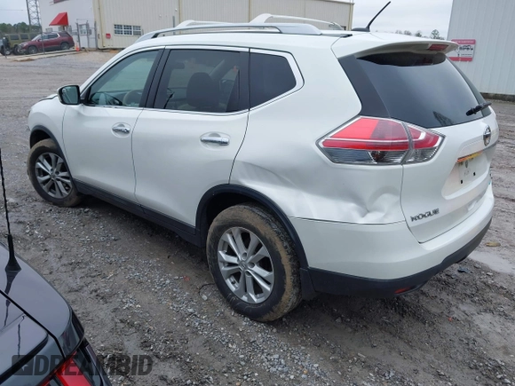 2014 Nissan Rogue SL with VIN 5N1AT2MV9EC752794, listed as a IAAI auction lot 41650352 with 120,378 mi miles. Bid and sale history available at carsss.com. Image 3.