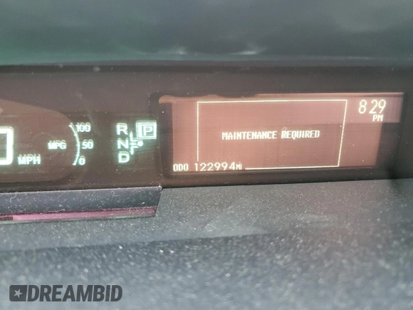 2013 Toyota Prius One with VIN JTDKN3DU3D1634573, listed as a Copart auction lot 48707415 with 122,994 mi miles and Salvage Title. Bid and sale history available at carsss.com. Image 9.