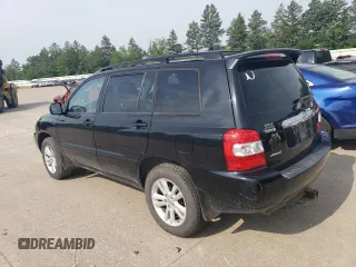 2006 Toyota Highlander Hybrid with VIN JTEEW21A960014765, listed as a Copart auction lot 57857553 with 212,689 mi miles and Clean Title. Bid and sale history available at carsss.com. Image 2.