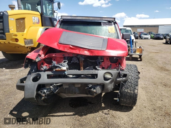 2007 Hummer H3 SUV with VIN 5GTDN13E378107824, listed as a Copart auction lot 56253784 with 172,007 mi miles and Salvage Title. Bid and sale history available at carsss.com. Image 5.