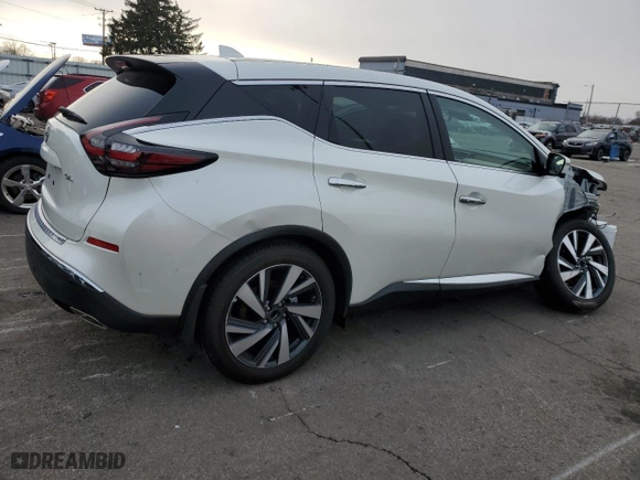 2024 Nissan Murano SL with VIN 5N1AZ2CJ5RC120667, listed as a Copart auction lot 84020594 with 991 mi miles and Salvage Title. Bid and sale history available at carsss.com. Image 3.