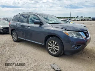 2013 Nissan Pathfinder SL with VIN 5N1AR2MM9DC612975, listed as a Copart auction lot 54751095 with 138,194 mi miles and Salvage title. Bid and sale history available at DreamBid. Image 4.
