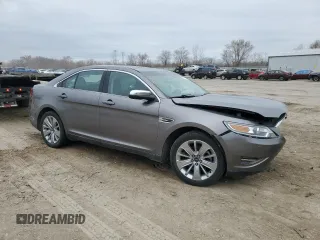 2011 Ford Taurus Limited with VIN 1FAHP2FW8BG185212, listed as a Copart auction lot 50691535 with Not Provided miles and Salvage Title. Bid and sale history available at DreamBid. Image 4.