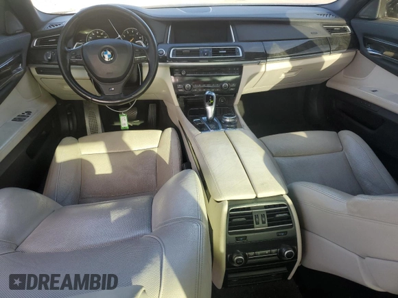 2014 BMW 7 Series 740Li with VIN WBAYE4C50ED137813, listed as a Copart auction lot 80801994 with 159,726 mi miles and Clean Title. Bid and sale history available at carsss.com. Image 8.