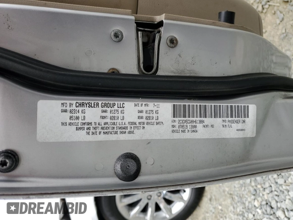 2011 Chrysler 300 Limited с VIN 2C3CA5CG0BH613884, выставлен на аукционе Copart как лот 79624194 с пробегом 156 489 миль миль и Списание • Salvage title. История ставок и продаж доступна на DreamBid. Изображение 15.