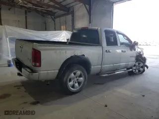 2005 Dodge Ram 1500 SLT with VIN 1D7HU18D85S358677, listed as a Copart auction lot 49873705 with 0 mi miles and Non Repairable. Bid and sale history available at carsss.com. Image 3.