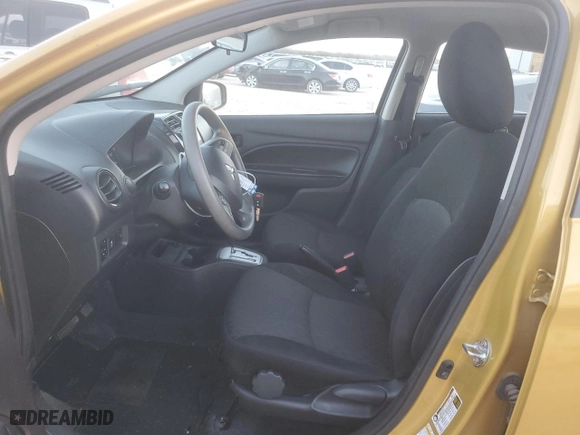 2021 Mitsubishi Mirage ES with VIN ML32AUHJ6MH010777, listed as a Copart auction lot 48218135 with 56,077 mi miles and Salvage Title. Bid and sale history available at carsss.com. Image 7.