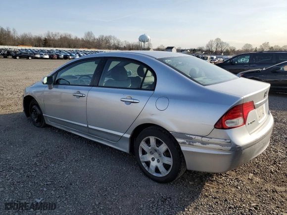 2010 Honda Civic Sdn LX with VIN 2HGFA1F53AH584828, listed as a Copart auction lot 50163105 with 157,378 mi miles and Salvage Title. Bid and sale history available at carsss.com. Image 2.