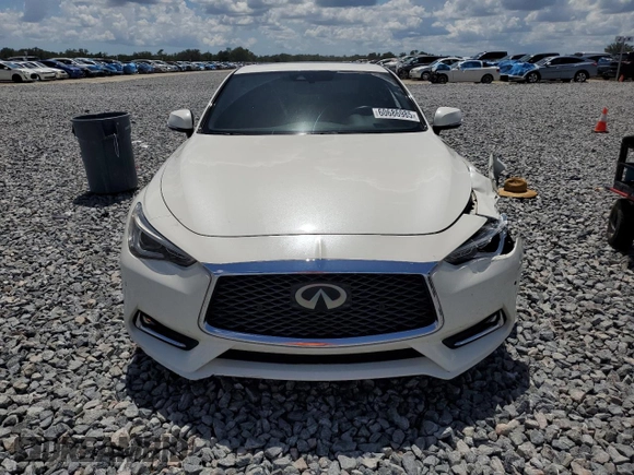 2018 Infiniti Q60 Sport with VIN JN1EV7EK9JM342022, listed as a Copart auction lot 60686985 with 77,498 mi miles and Salvage title. Bid and sale history available at DreamBid. Image 5.