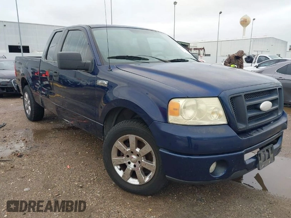 2007 Ford F-150 STX with VIN 1FTRX12W67FA76789, listed as a IAAI auction lot 41307835 with 190,683 mi miles and . Bid and sale history available at DreamBid. Image 1.