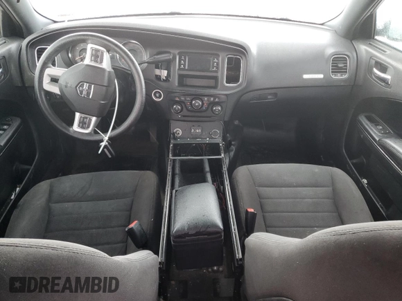 2014 Dodge Charger Police with VIN 2C3CDXAG6EH108362, listed as a Copart auction lot 53784575 with 89,815 mi miles and Salvage Title. Bid and sale history available at DreamBid. Image 8.