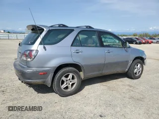 2003 Lexus RX 300 with VIN JTJGF10U630162383, listed as a Copart auction lot 52110055 with 236,303 mi miles and Salvage Title. Bid and sale history available at carsss.com. Image 3.
