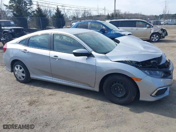 2019 Honda Civic Sedan LX with VIN 2HGFC2F61KH564927, listed as a IAAI auction lot 41660332 with 93,631 mi miles. Bid and sale history available at carsss.com. Image 13.