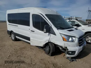 2020 Ford Transit Passenger XL with VIN 1FBAX2C89LKA24856, listed as a Copart auction lot 86316684 with 93,910 mi miles and Salvage title. Bid and sale history available at DreamBid. Image 4.