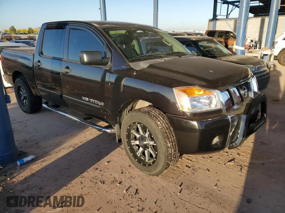2012 Nissan Titan SV with VIN 1N6BA0ED5CN302776, listed as a Copart auction lot 55096625 with 128,484 mi miles and Salvage title. Bid and sale history available at DreamBid. Image 4.