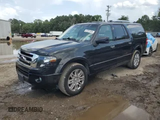 2013 Ford Expedition Max Limited with VIN 1FMJK1K58DEF62911, listed as a Copart auction lot 61591555 with 161,928 mi miles and Salvage title. Bid and sale history available at DreamBid. Image 1.