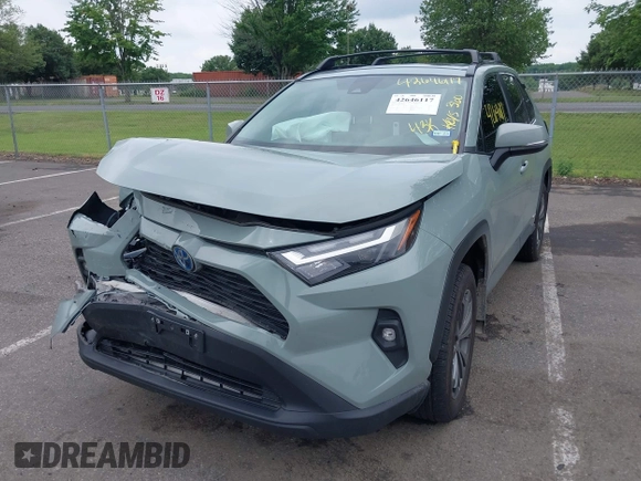 2023 Toyota RAV4 Hybrid XLE Premium z VIN 4T3B6RFV0PU132809, wystawiony jako IAAI lot #42646117 z przebiegiem 43 083 mil mil oraz . Historia ofert i sprzedaży dostępna na DreamBid. Obrazek 17.