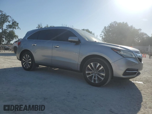 2016 Acura MDX Technology z VIN 5FRYD4H40GB006199, wystawiony jako Copart lot #57964115 z przebiegiem 118 495 mil mil oraz Szkoda całkowita • Salvage title. Historia ofert i sprzedaży dostępna na DreamBid. Obrazek 4.