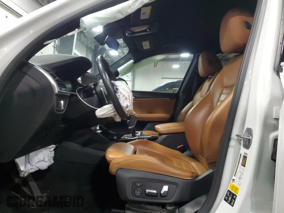 2020 BMW X3 xDrive30i with VIN 5UXTY5C03L9B17538, listed as a Copart auction lot 82562154 with 75,062 mi miles and Salvage Title. Bid and sale history available at DreamBid. Image 7.