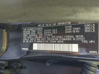 2010 Volvo XC60 3.0T z VIN YV4992DZ7A2019276, wystawiony jako IAAI lot #41459498 z przebiegiem Nie podano mil oraz . Historia ofert i sprzedaży dostępna na DreamBid. Obrazek 9.
