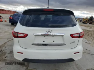 2013 Infiniti JX35 with VIN 5N1AL0MN1DC330988, listed as a Copart auction lot 43611794 with 191,060 mi miles and Salvage Title. Bid and sale history available at carsss.com. Image 6.