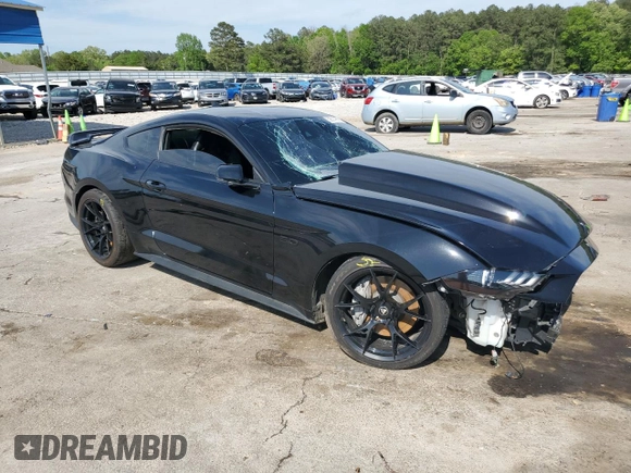 2022 Ford Mustang GT with VIN 1FA6P8CF5N5130246, listed as a Copart auction lot 52614965 with 58,078 mi miles and Salvage Title. Bid and sale history available at carsss.com. Image 4.